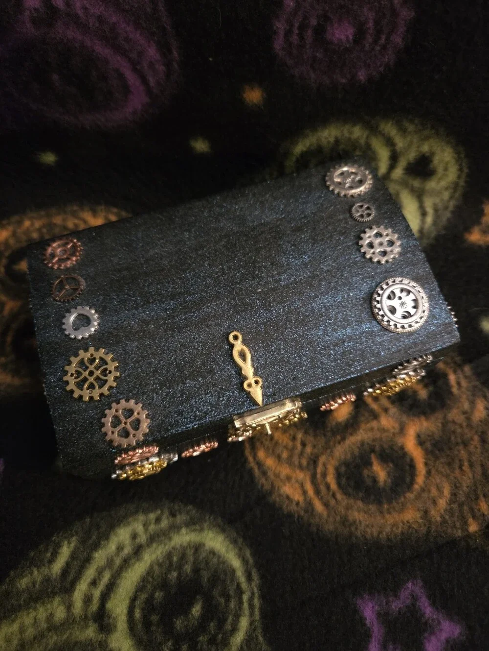 Steampunk Gears Jewelry Box